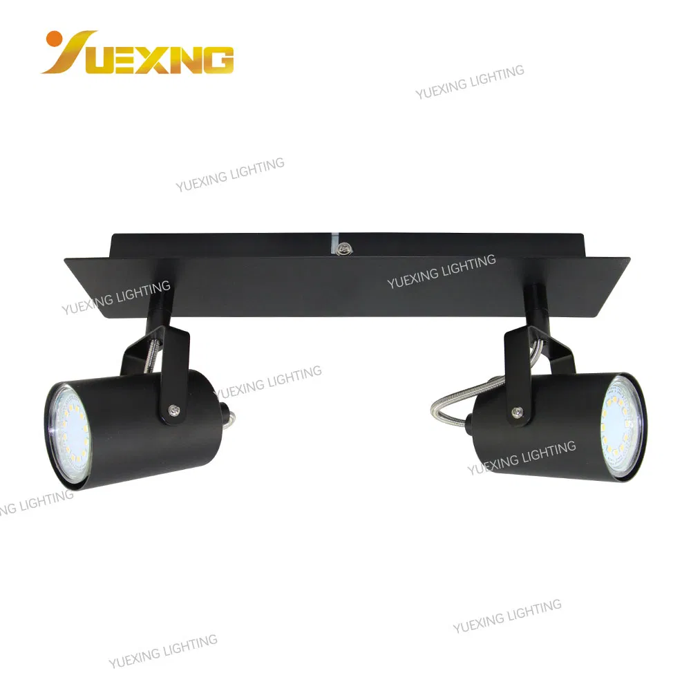 New Design Adjustable Light Spot Ceiling Light GU10 Black Round Home Halogen Bulb COB LED Spot Light
