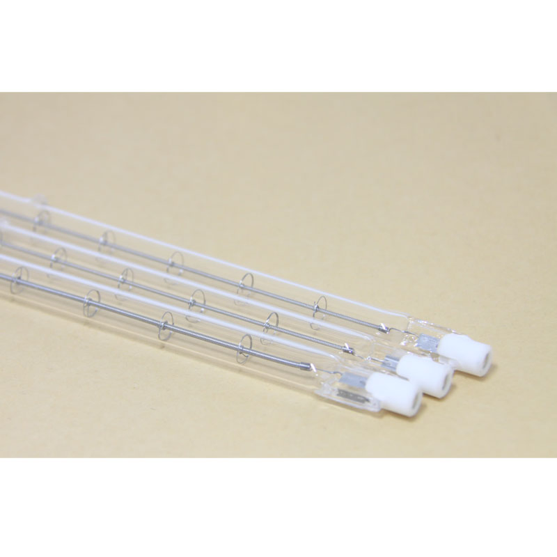 Quartz Tube J255 Infrared Heating Bare Tungsten Halogen Bulb Light Curing Lamp Elements