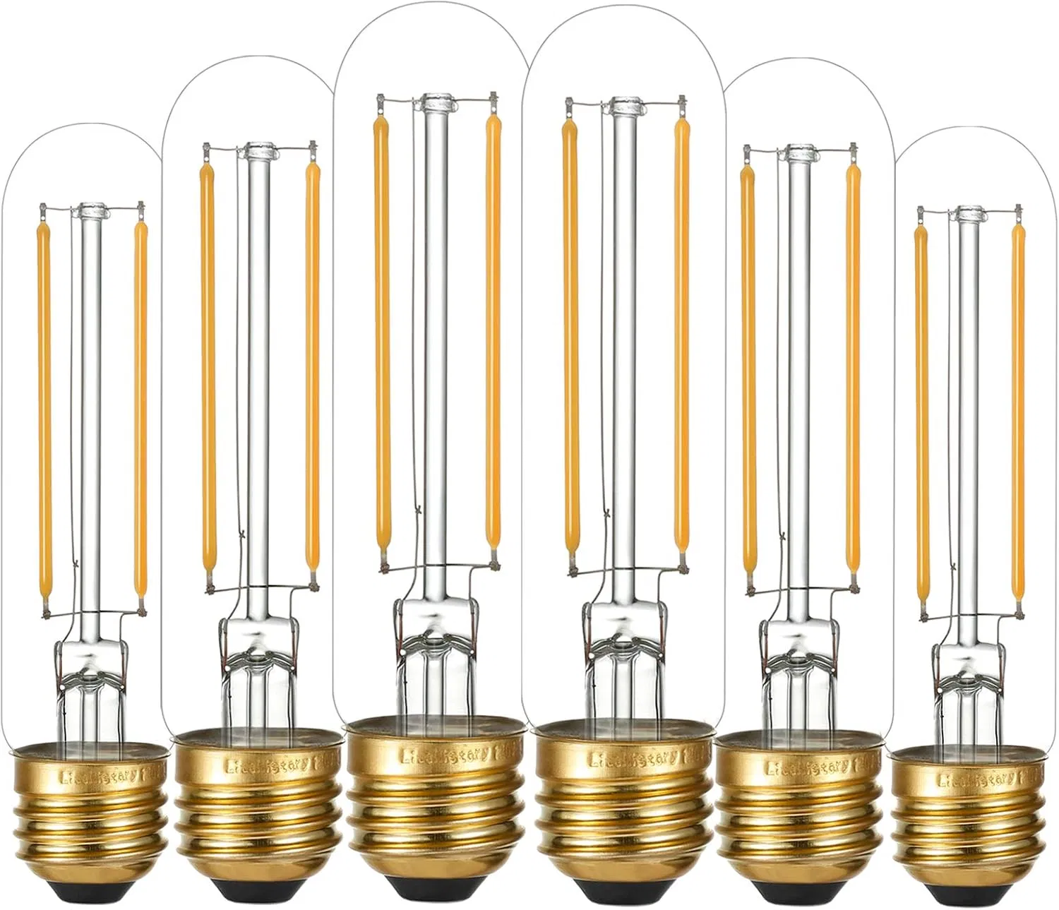 Dimmable E26 Edison Bulb 6W Equal 60W, Warm White 2700K LED Bulb