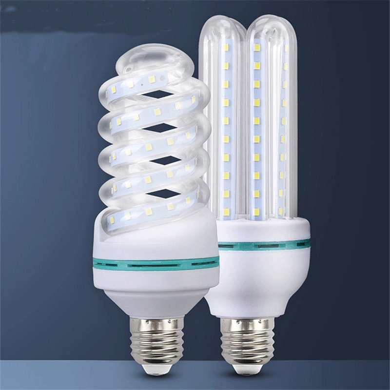 LED Energy Saving Bulb 5u 50W Tube Bulb Home White Light Indoor Lamp CFL Fluorescent