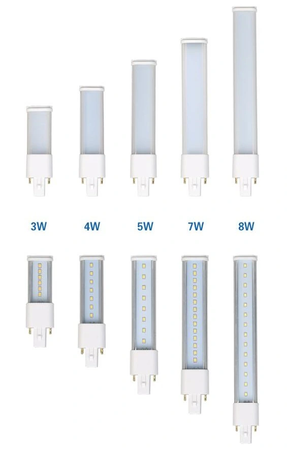 LED G23 G24D Plug Tube Light Bulb 8W Replace PLC CFL Lamp