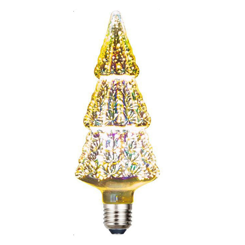 Heart Shape Christmas Holiday Decoration 3D LED Filament Bulb 2W 4W 6W 8W