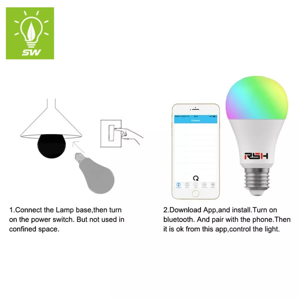 RGB Smote Control New ERP Complied E27 B22 Cool Day Warm White Facoty Price A60/75/80 LED Lamp Light 4W 6W 12W 9W 15W 18W 23W LED Bulb