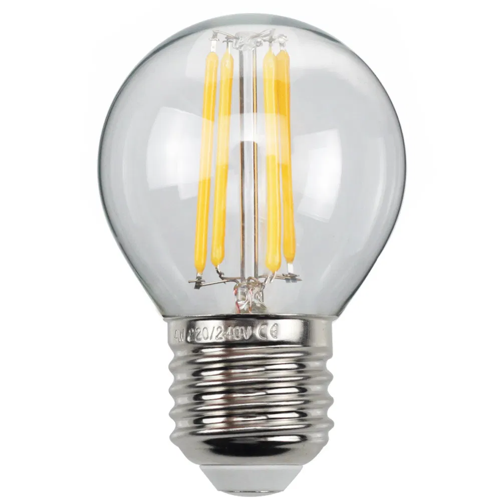 LED Bulb E12 E14 Globe Dimmable LED Filament Bulb G45 Gold Dripped Light 4W 110V 120V Warm White 2700K Decorative Mirror Lamp