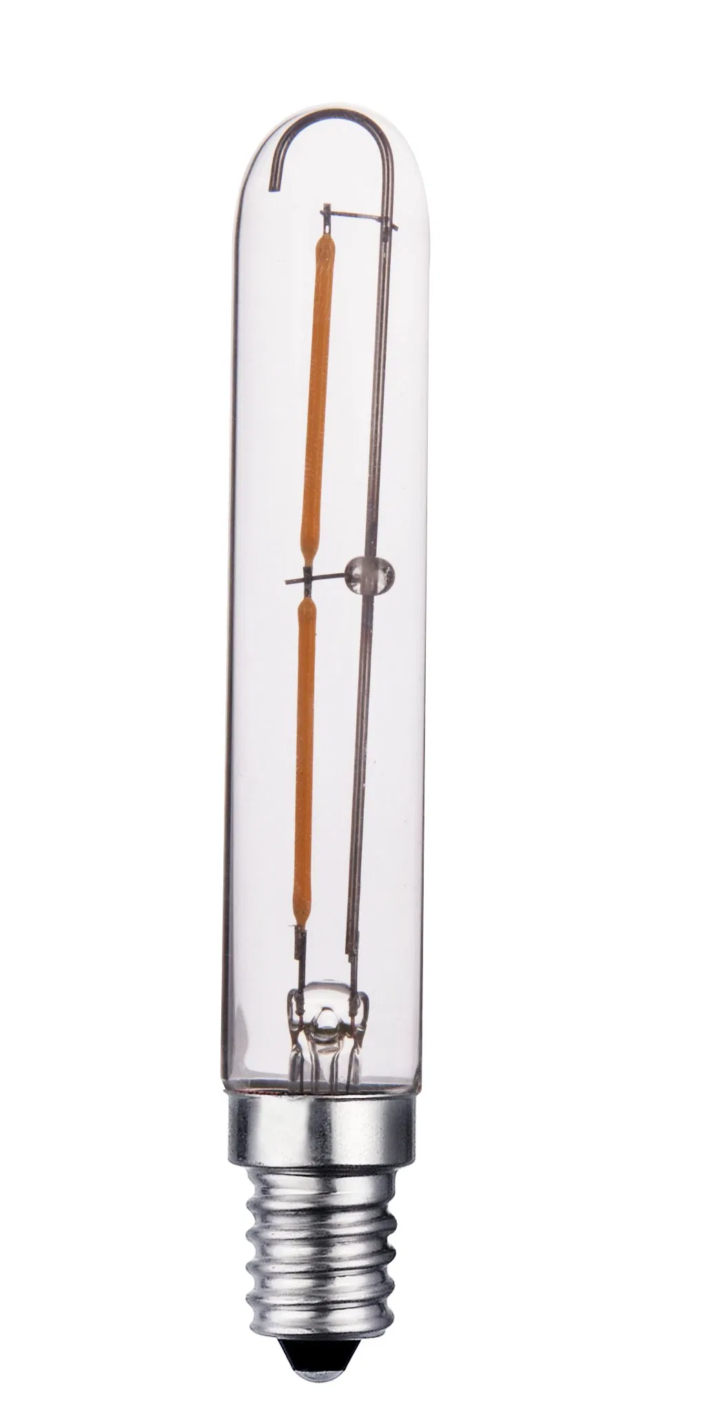 CE RoHS ERP EMC LVD Clear Straight Filament T20 Linear Tube Lines X Slash T-Bulb LED Filament Bulb with E27 E14