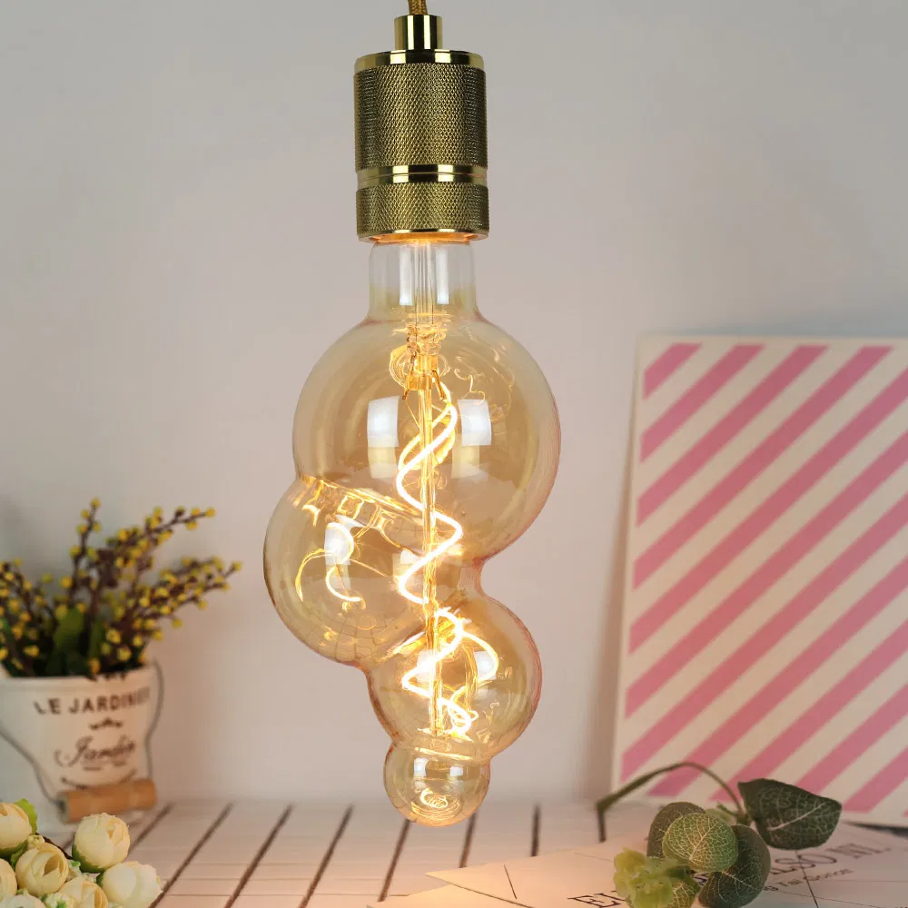 Oversize Decorative Vintage DIY Bulb Style 4W/6W/8W E27 E40 Dimmable Huge LED Filament Bulb