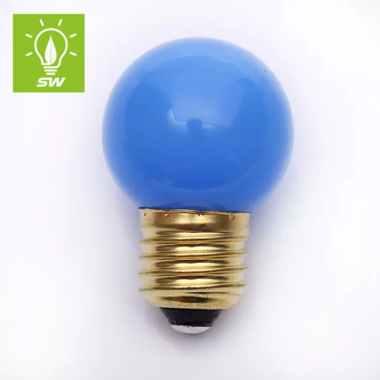 Emergy Saving Small Globe Decorative G45 E27 E14 B22 B15 Yellow Red Green Blue Orange White Colorful Holiday 2W 4W LED Antique Filament Lamp Lighting Bulb