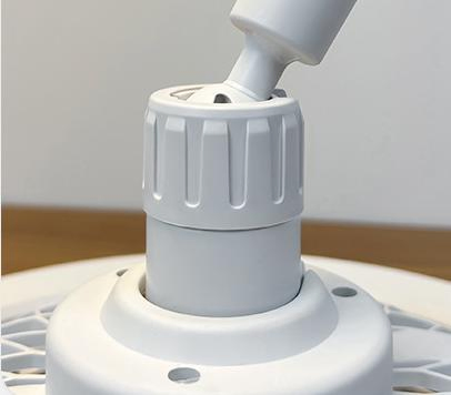 Dimmable Modern Minimalist Small LED Bulb Fan Light