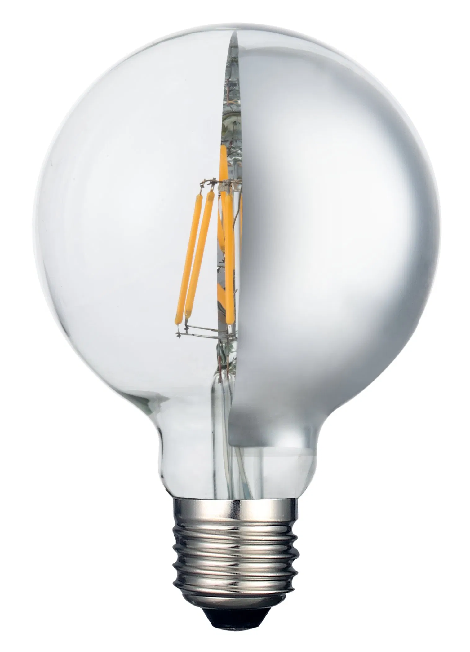 G125 Top Silver/Gold/Rose/Black Long-Flexible Filament 4W-18W E27/B22 Dimmer-to-White Edison LED Filament Bulb