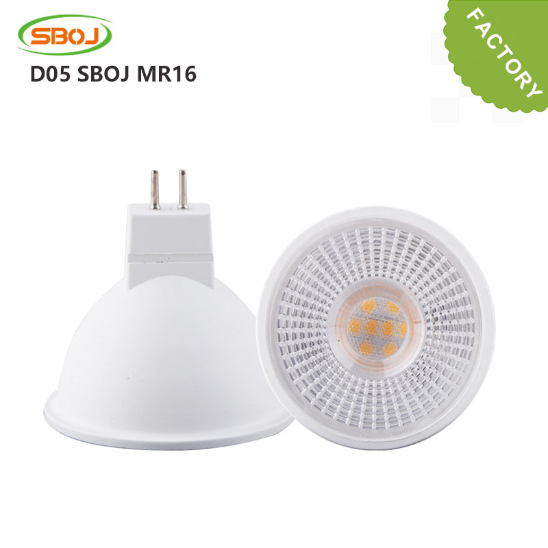 Smart AC85-265V IC Flicker-Free Power Solution LED MR16 GU10 Bulb 7W