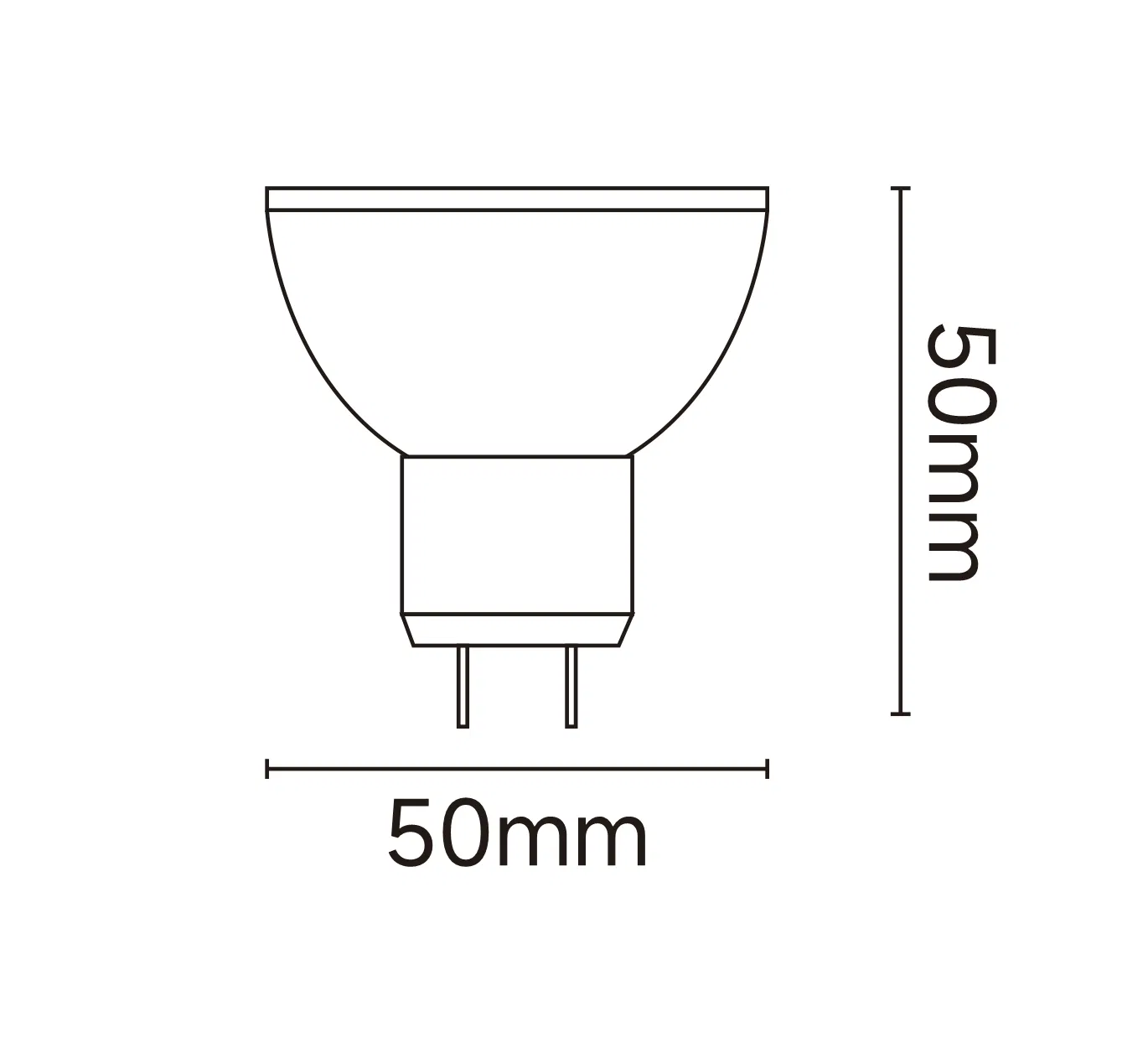 Smart AC85-265V IC Flicker-Free Power Solution LED MR16 GU10 Bulb 7W