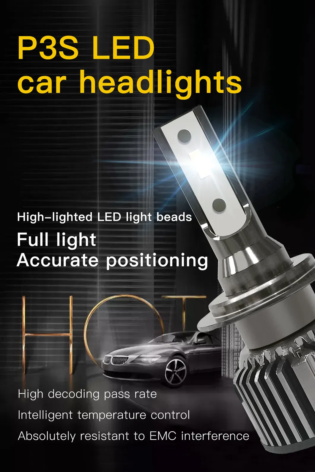 LED Headlight Detail 3