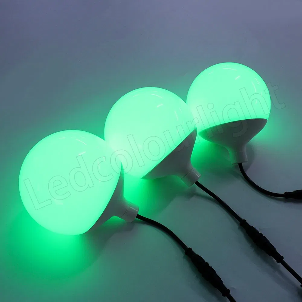 IP65 Outdoor 24V DMX Pixel Light Bulb RGB Color Changing LED Bulbs