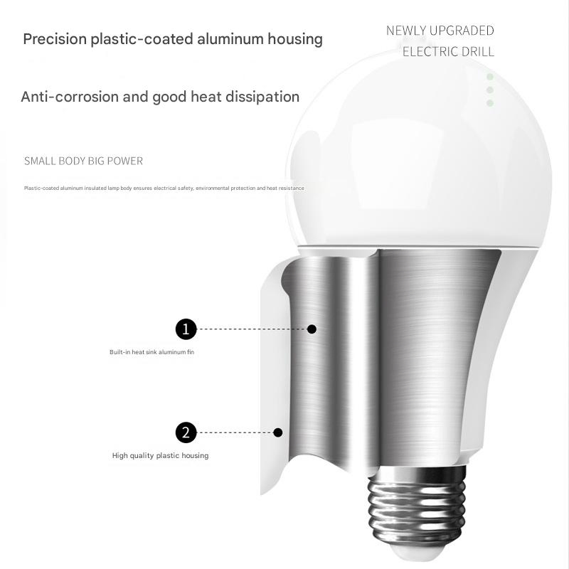LED Bulb Light 10wthree-Color Energy-Saving Lamps, LED Bulbs, Smart Bulbs and Indoor Lighting Fixtures
