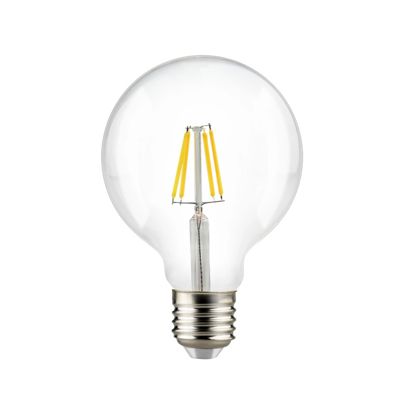 Ce UL Saso Warm White Vintage G95 2W-8W E27 Global LED Filament Bulb Made in China for Decorative Home &amp; Business Indoor Lighting From Best Distributor Factory