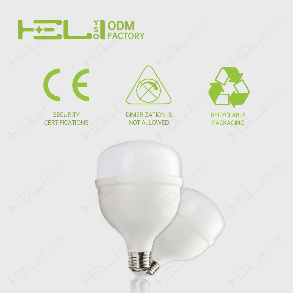 Portable Smart 30W 2700lm E27/E26/B22 Warm White LED Bulbs