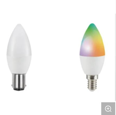 C37 Candle Lamp 2700K 6400K 4500K New ERP Light LED Smart Bulb