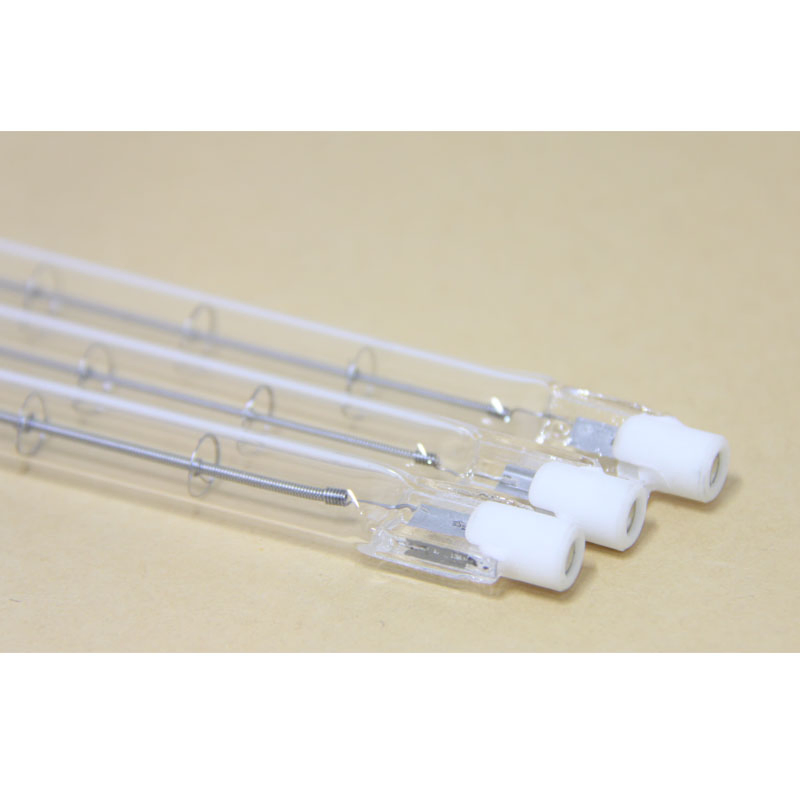 Quartz Tube J255 Infrared Heating Bare Tungsten Halogen Bulb Light Curing Lamp Elements