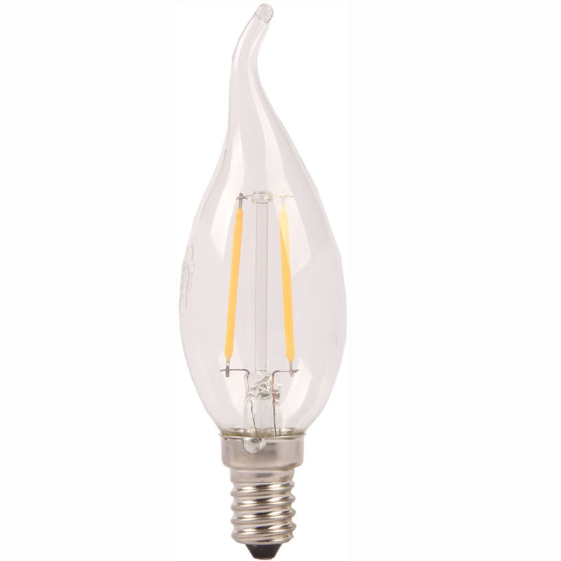 2700K Warm White E14 Vintage Edison LED Candle Light C35 Filament Bulb