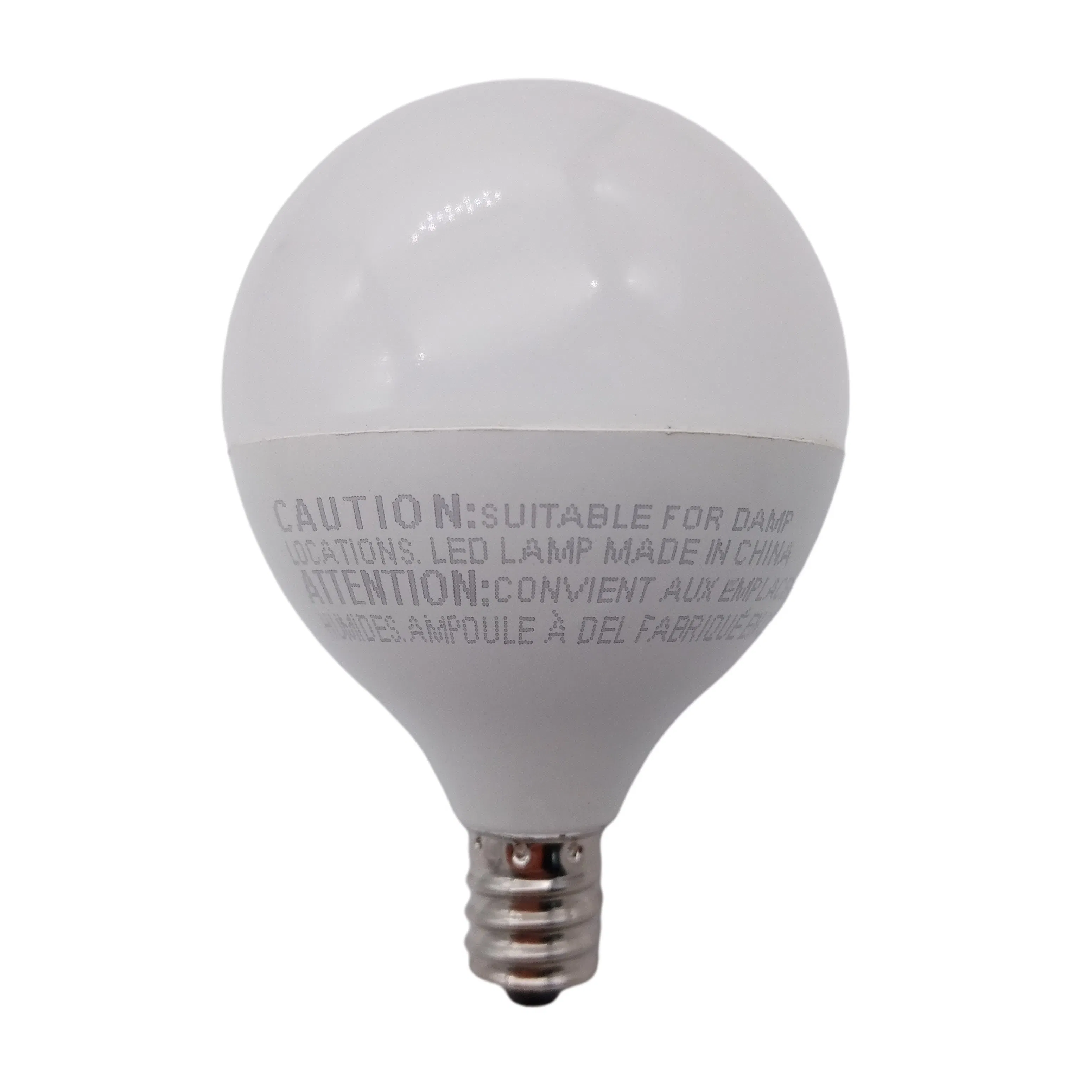 in Stock Fast Delivery G16.5 5W E12 2700K UL Listed Warm White LED Filament Lights Bulb