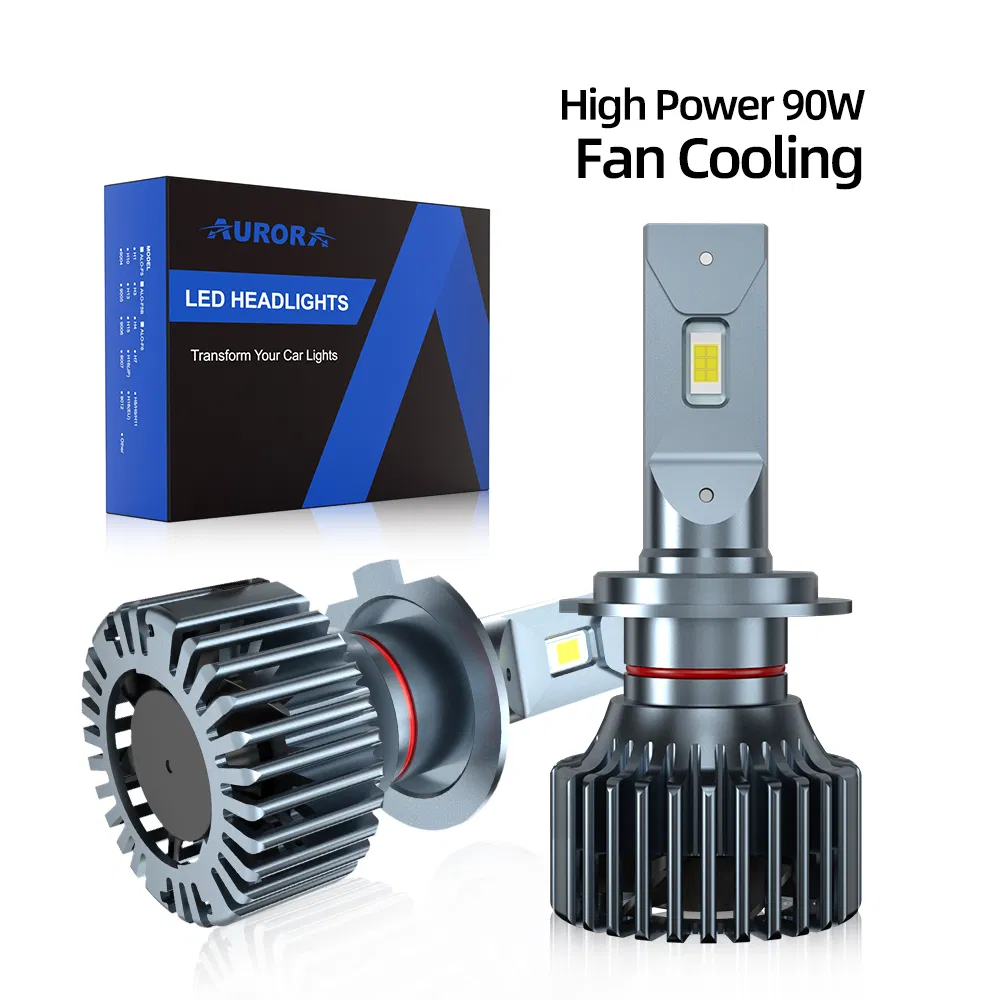 Wholesale IP68 Waterproof Auto Lighting System Cool White 6500K H4 H7 H11 9005 9006 Hb3 Hb4 90W Car LED Headlight Bulb