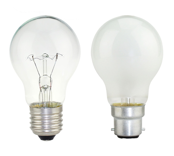 A60 Globe Lighting 100W 110-130V CE RoHS Incandescent Light Bulbs