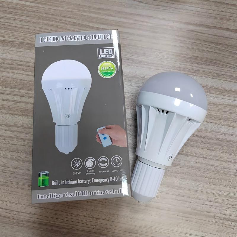 Simple and Stylish Wall Light Bulbs with Warm Light, E26 Remote Dimmable, Rechargeable LED Globe Bulbs for Wholesale