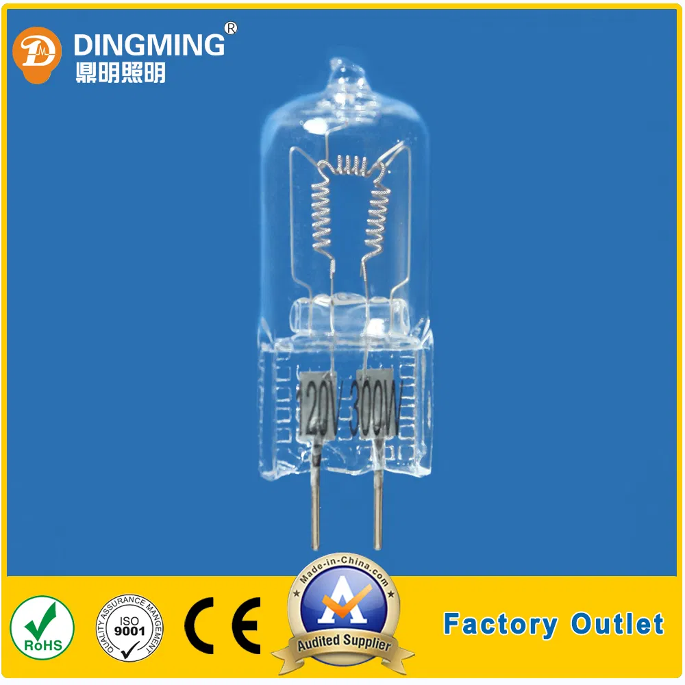 120V 300W G6.35 150h Halogen Light Bulb