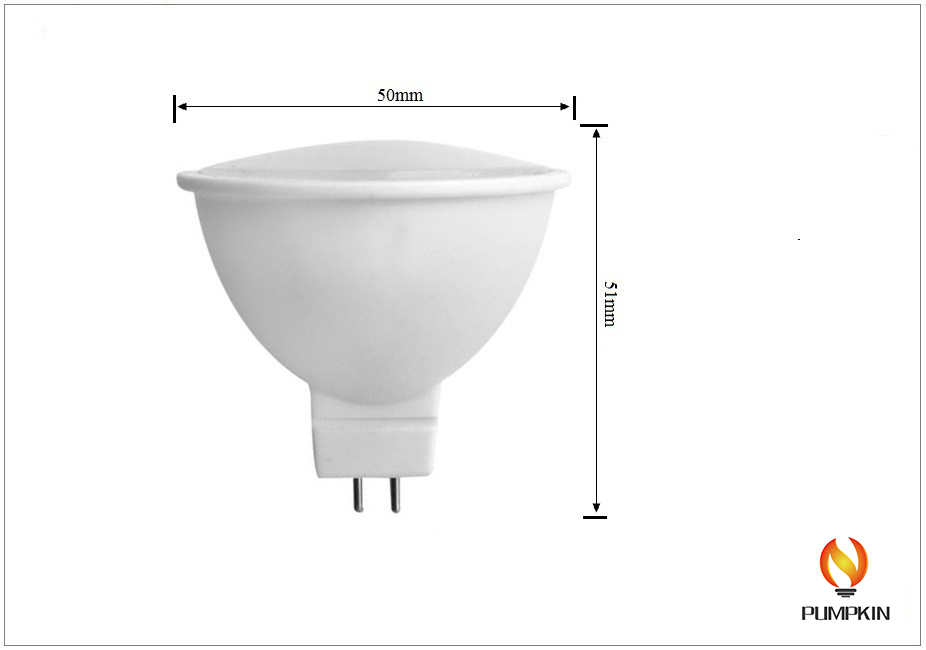 120 Degree MR16 Gu5.3 6W 3000K Spot LED Bulb Lighting