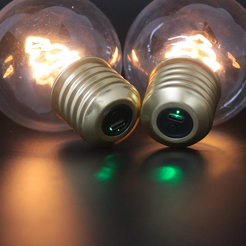 OEM 0.3W 5V DV Type C Charging 8-10h Lasting LED Custom Smart Light Bulb