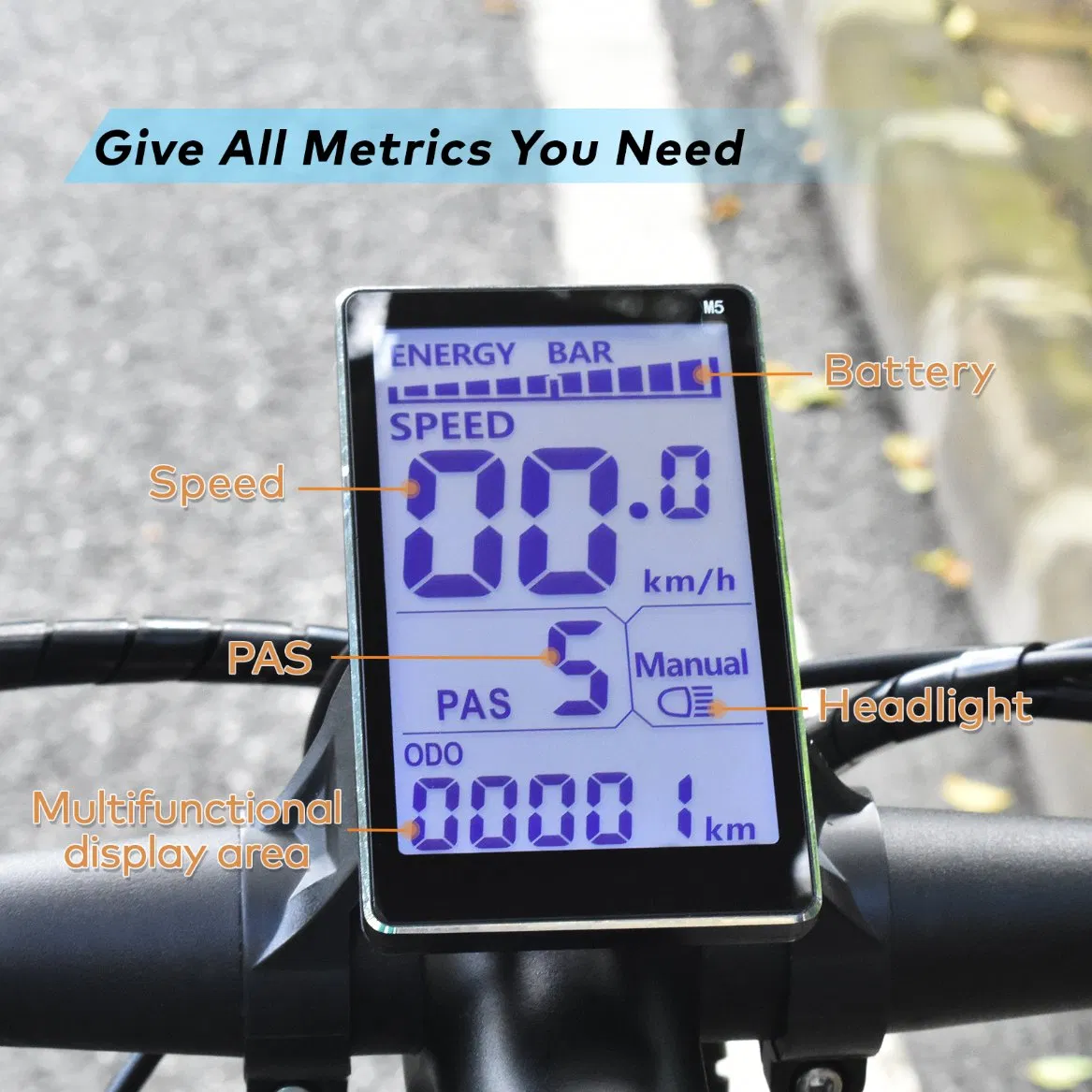 M5 Bicycle Display Screen for Electric Scooter Accessories Bike Computer