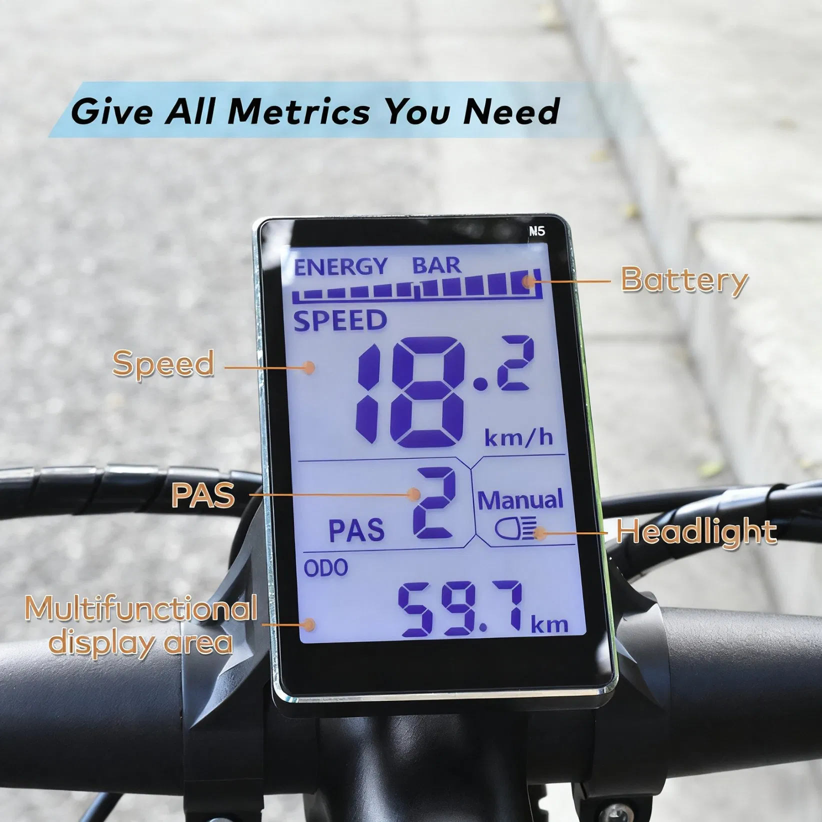 M5 Bicycle Display Screen for Electric Scooter Accessories Bike Computer
