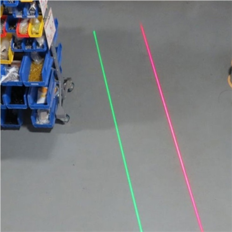 Automatic Shift Three Colors Green Red Blue Virtual Laser Warning Lamp for Industrial Sites Vehicle Pedestrians Safety