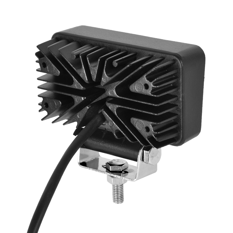 12V 24V 4inch 18W Spot Flood LED Lighting for Auto Car Truck Motorcycle Scooter, Tractor Harvester Mower Digger Forklift Cabin Roof Work Light Factory