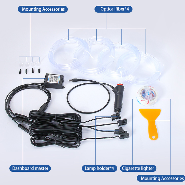 High Quality Auto Lighting System 64 Colors Interior Ambient Light for tesla Model 3