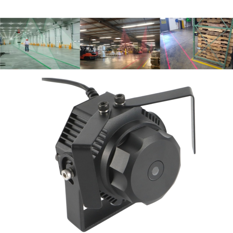 Automatic Shift Three Colors Green Red Blue Virtual Laser Warning Lamp for Industrial Sites Vehicle Pedestrians Safety