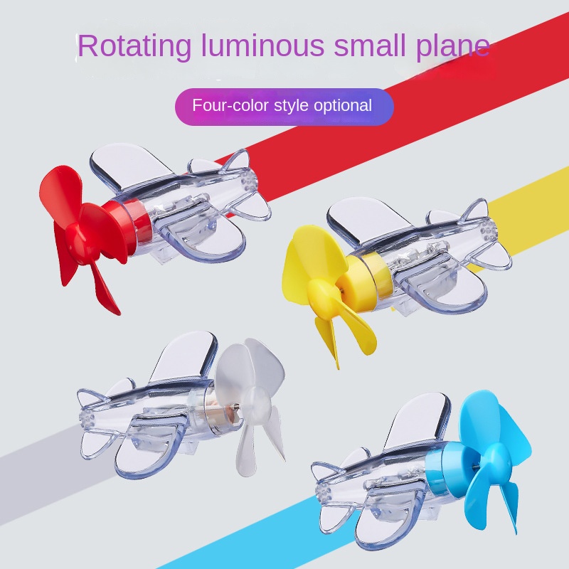 New Wind-Powered LED Ambient Lights Small Wind Energy Vehicle Luminous Features for Electric Airplane Automobile-Plastic