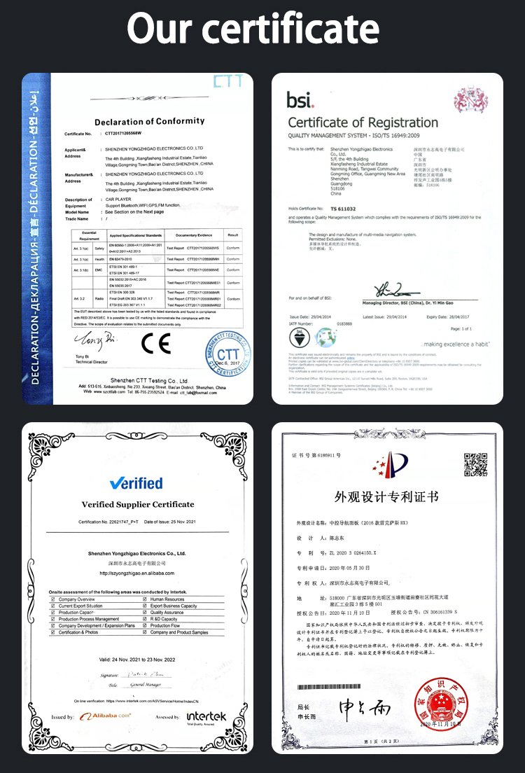 Product Certifications