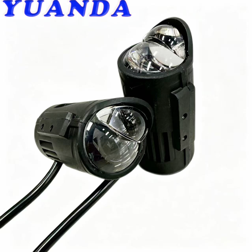 New Super Bright 6000K 8000 Lumens 190W 12V H11 LED Headlights for Car Motorcycle EV with Spotlights High Beam External Lenses