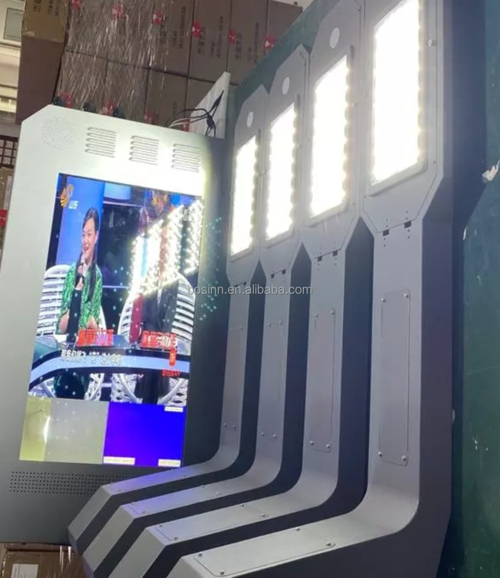 Smart Street Lights Urban Avenue 5g Pole City Brain Road Lamp Intelligent Electric Vehicle Charging Pile Screen Camera