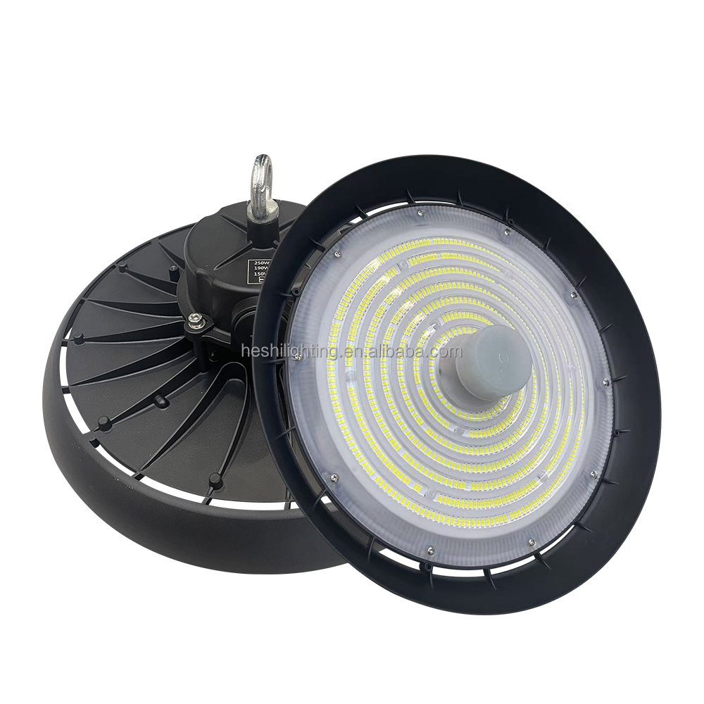 France CEE 250w Commercial Lighting Fixture 5700K CCT 185Lm/W Led Suspended High Bay Light with IP65 Aluminum Housing