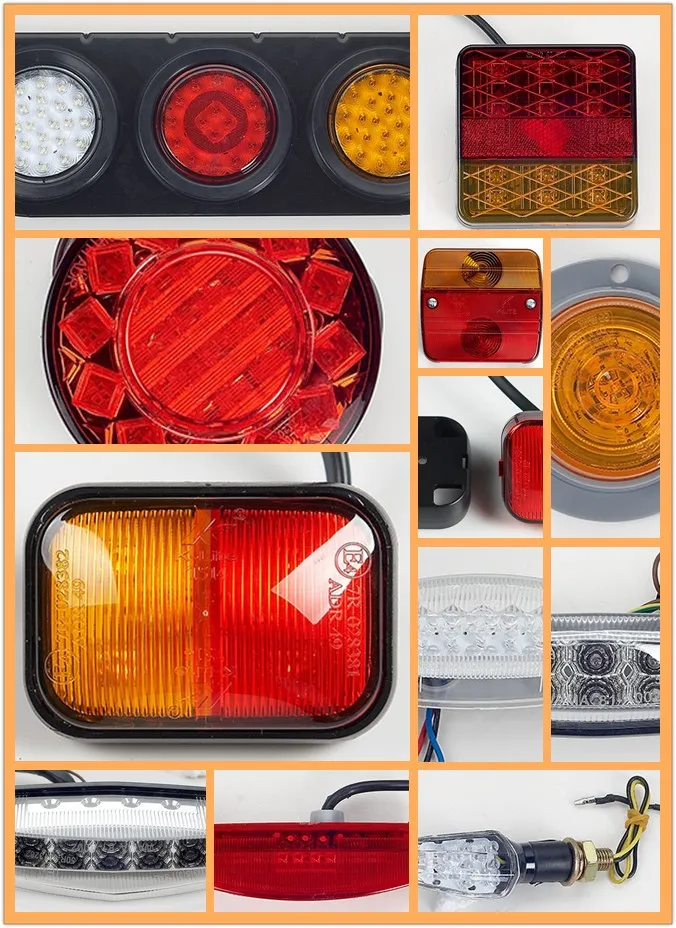 ECE E-MARK Brake Position Reflector Scooter Rear Tail Light