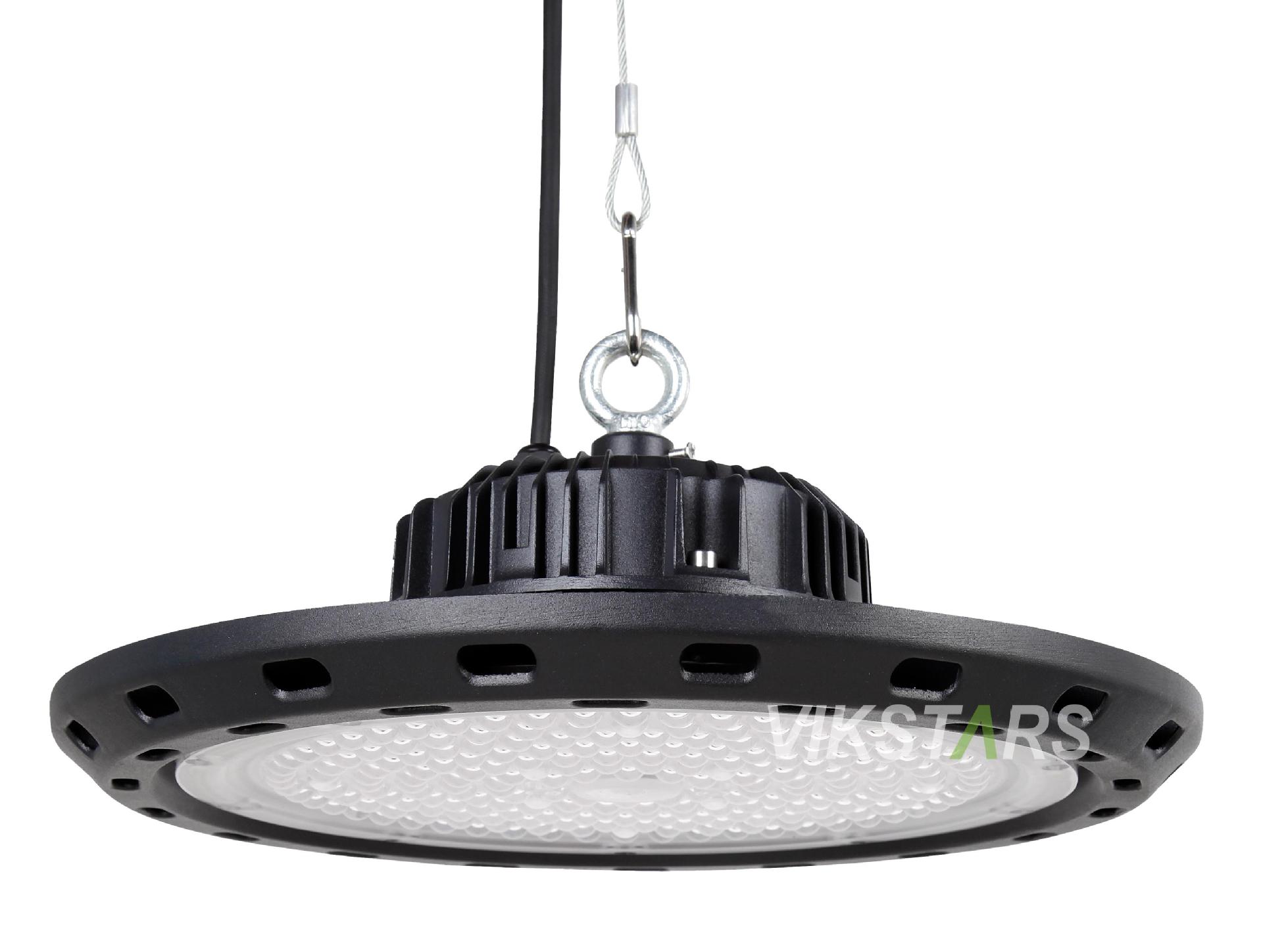 Aluminum Body High Lights Indoor Garage Alloy Supermarket Workshop Gymnasium Outdoor Factory UFO High Bay Lights