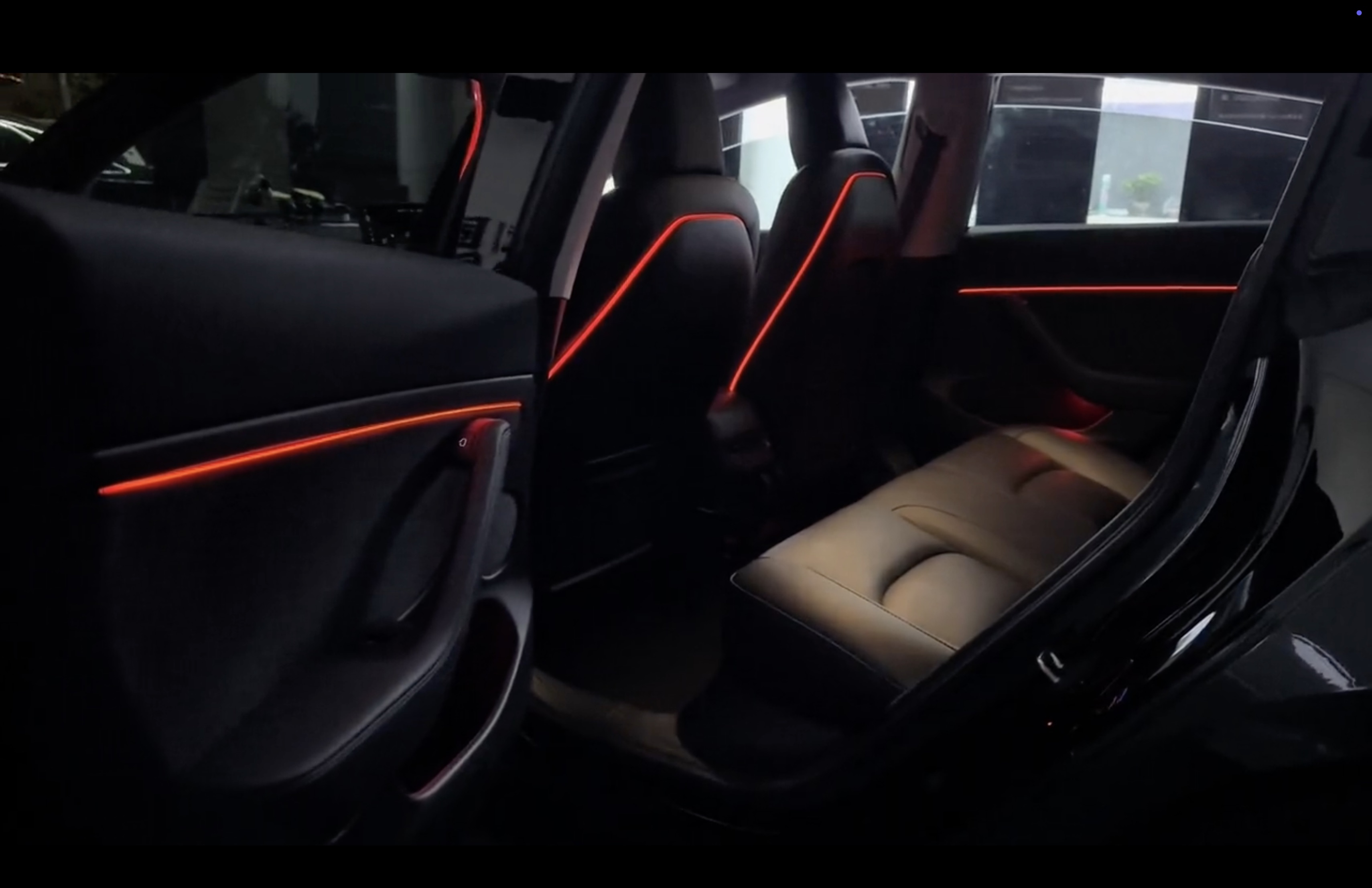 Best Selling Ambient Light Upgrade Kit for Tesla Model Y Model 3 2021-2023 Car Interior Atmosphere Lamp