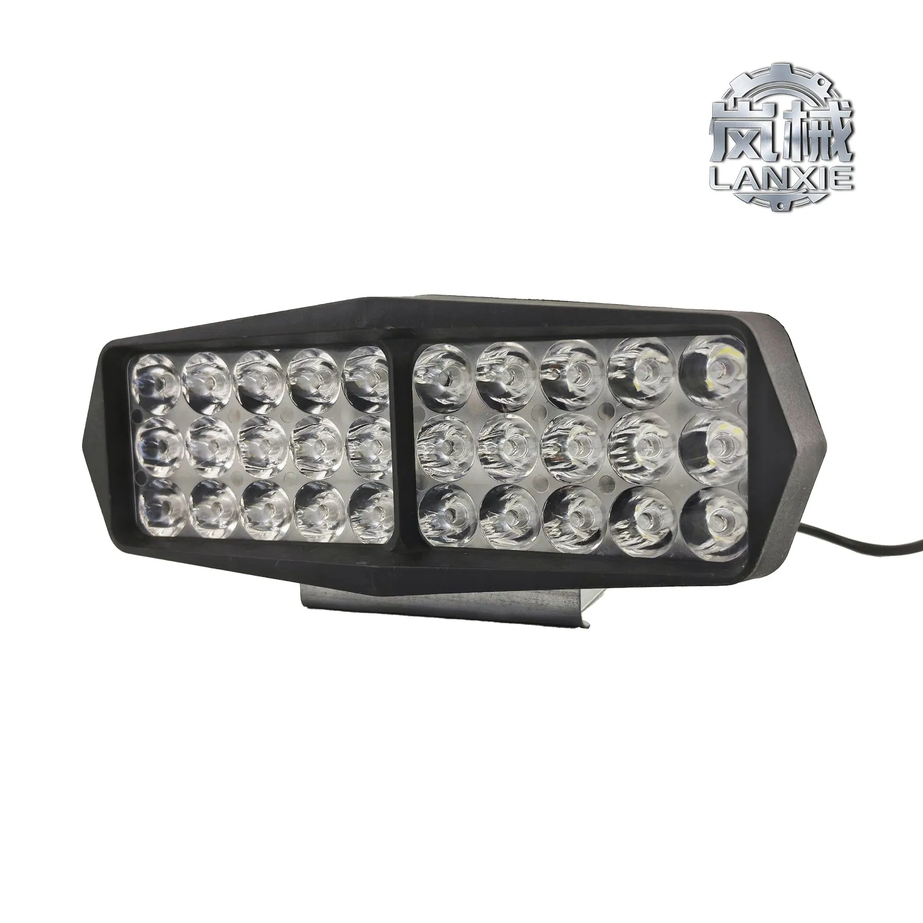 24 LED 12 V Universal Motorcycle Headlight Spotlight for Electric Bike Tricycle Super Bright 24LED Motorcycle Work Light Waterproof Auxiliary Driving Lamp