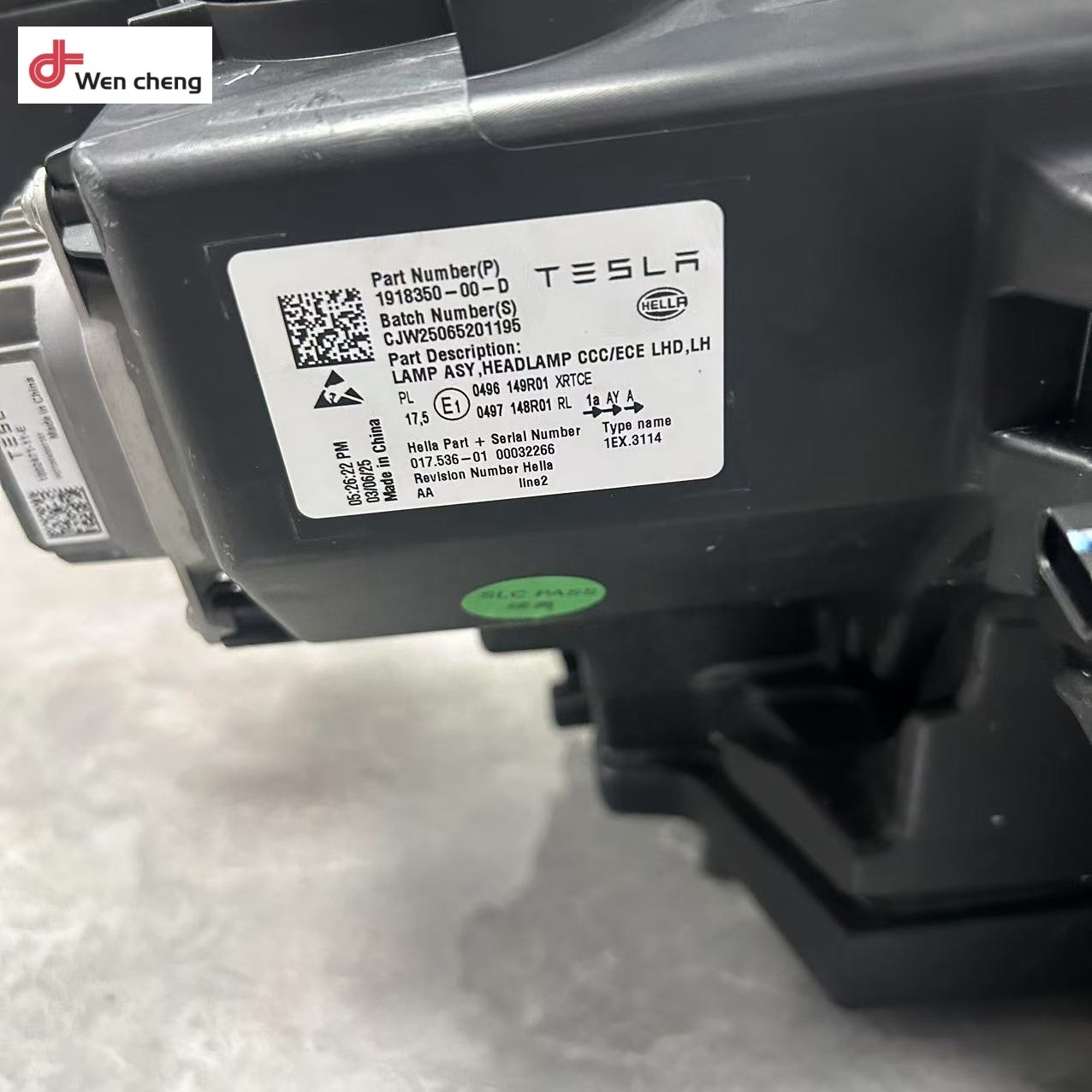 2025 Model Tesla Model Y LED Headlight Adaptive Lighting System 12V 6000K White 36W High Beam Long-Expiring New Energy Headlamps
