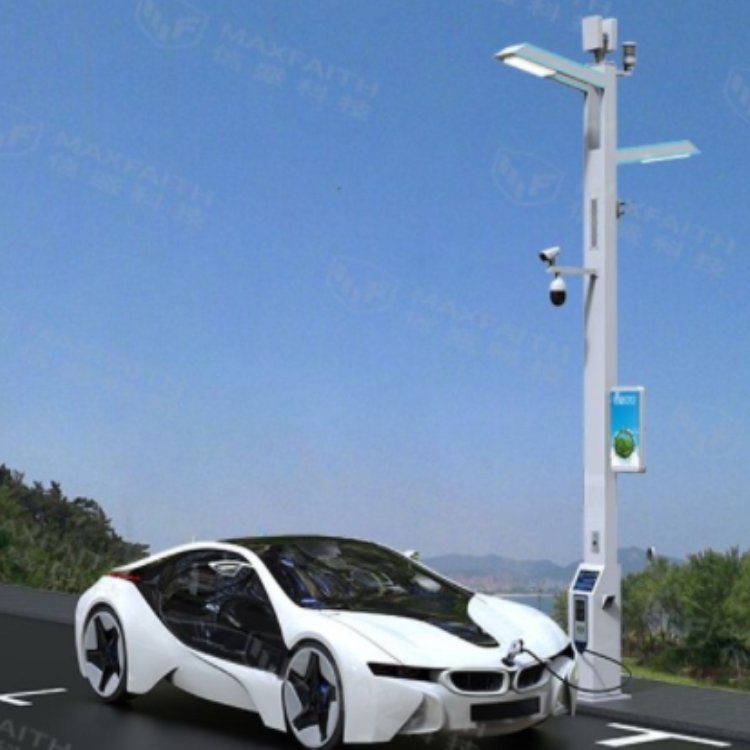 Smart Street Lights Urban Avenue 5g Pole City Brain Road Lamp Intelligent Electric Vehicle Charging Pile Screen Camera