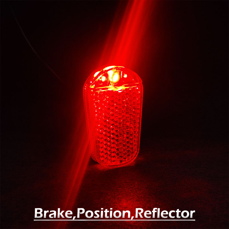 ECE E-MARK Brake Position Reflector Scooter Rear Tail Light