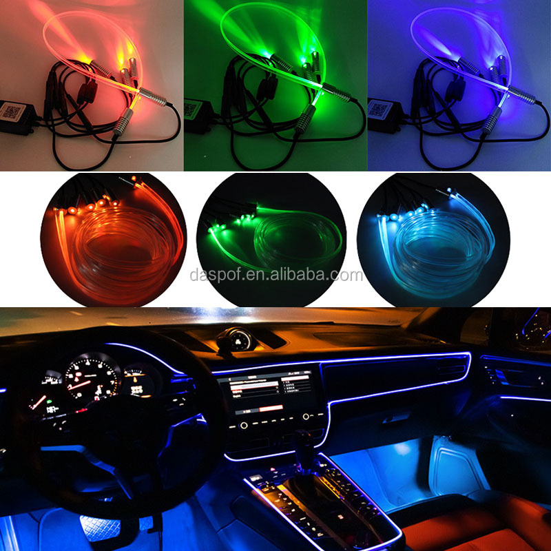 Car Interior Atmosphere Lighting LED Fiber Optic Light