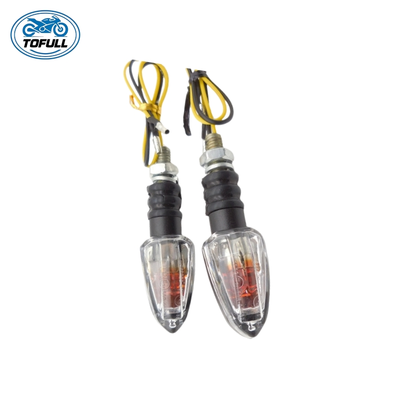 Motorcycle Body Parts E Marked Dirt Bike Scooter Turn Signal Light LED Indicator